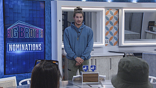 The Houseguests participate in the brand new Sunday competition called “Wild Card Competition,” where each team sends one person to play. Safety is always up for grabs but there is always a risk/reward element.  Then, the Head of Household nominates two fellow Houseguests for possible eviction on BIG BROTHER Sunday, August 1 (8:00 – 9:00 PM ET/PT on the CBS Television Network and live streaming on P+. Pictured: Christian Birkenberger Photo: CBS ©2021 CBS Broadcasting, Inc. All Rights Reserved